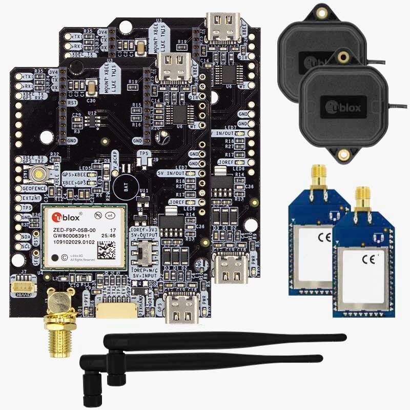 saーrt simpleRTK2B Long Range Starter Kit (ZED-F9P Evaluation kit)