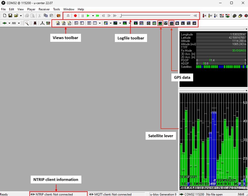 設定方法 u-blox ZED-F9P - ArduSimple