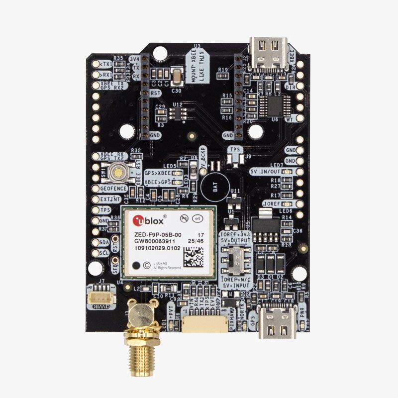 top simpleRTK2B Budget u-blox ZED-F9P low cost GNSS RTK receiver